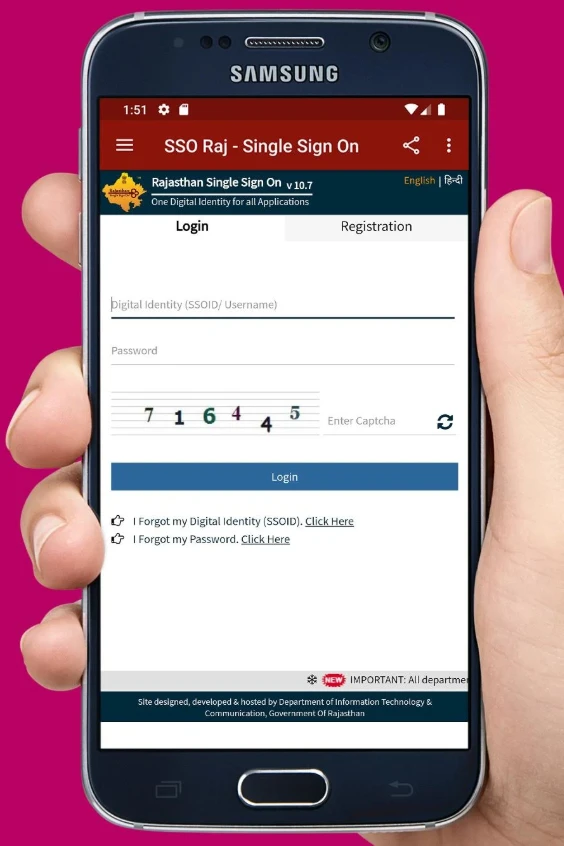 sso id registration via app sso id registration via app