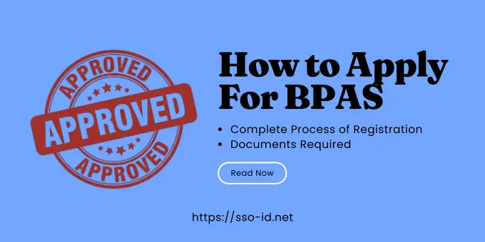 how to apply for BPAS online via SSO ID